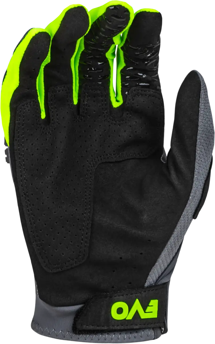377-1112X Evolution Dst Gloves Charcoal/Neon Green 2x wps-377-1112x