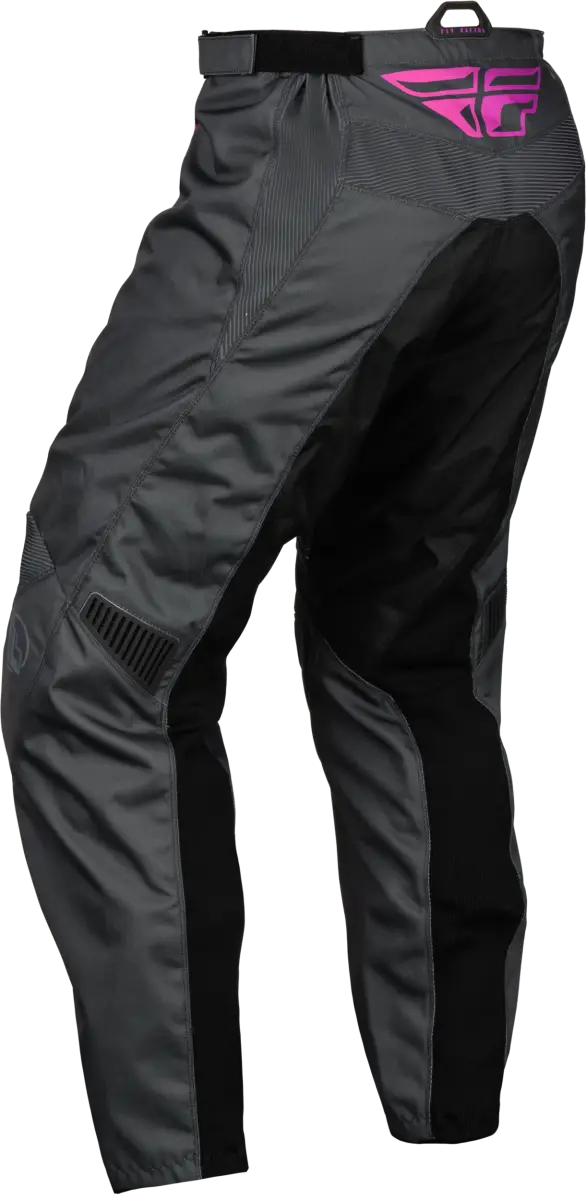 377-23018 Youth F 16 Pants Grey/Charcoal/Pink Sz 18 wps-377-23018