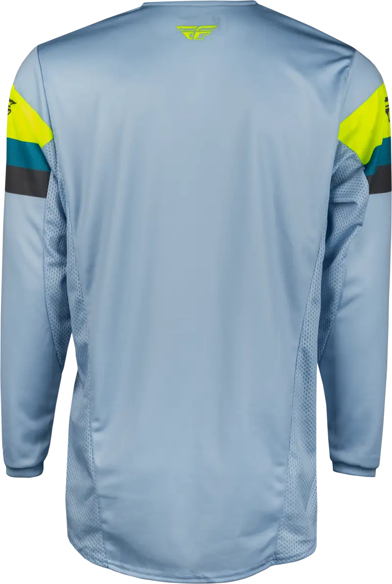 377-421YL Youth Kinetic Prix Jersey Ice Grey/Charcoal/Hi Vis Yl wps-377-421yl