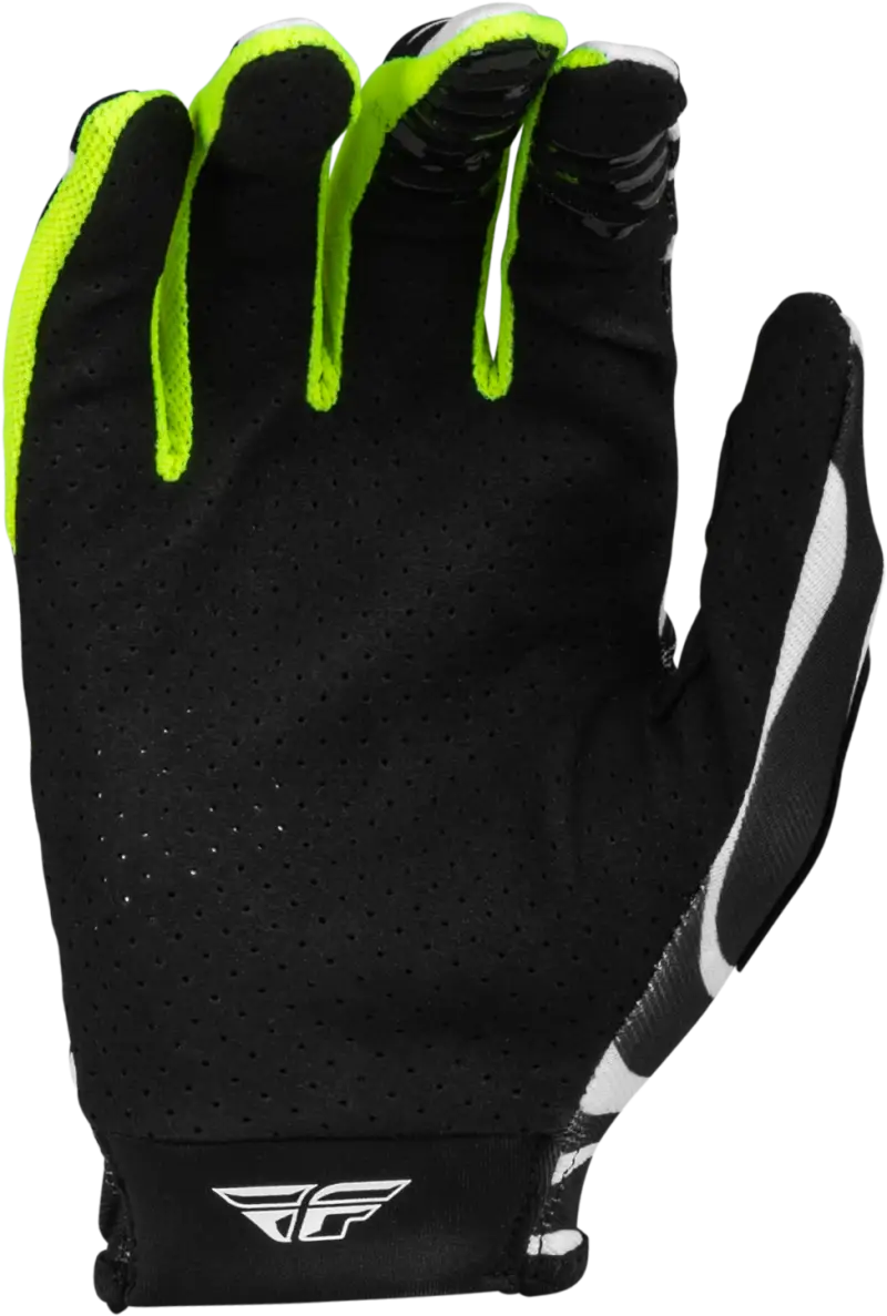 377-742YM Youth Lite Uncaged Gloves Black/White/Neon Green Ym wps-377-742ym