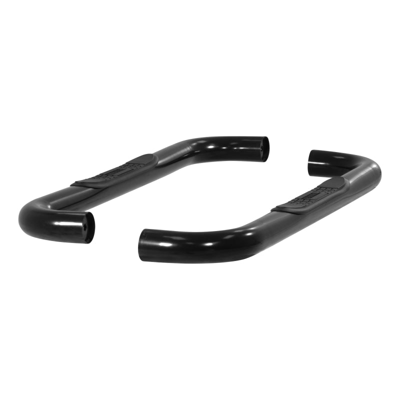 ARIES 3" Round Black Steel Step Nerf Bars Model 204018