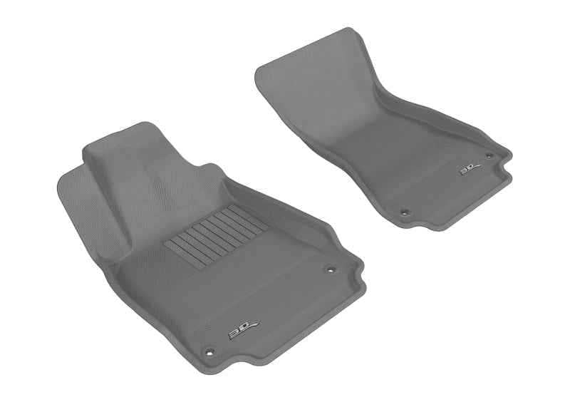 3D MAXpider 2012-2018 Audi A6/A7/S6/S7/RS7 Kagu 1st Row Floormat - Gray L1AD02211501