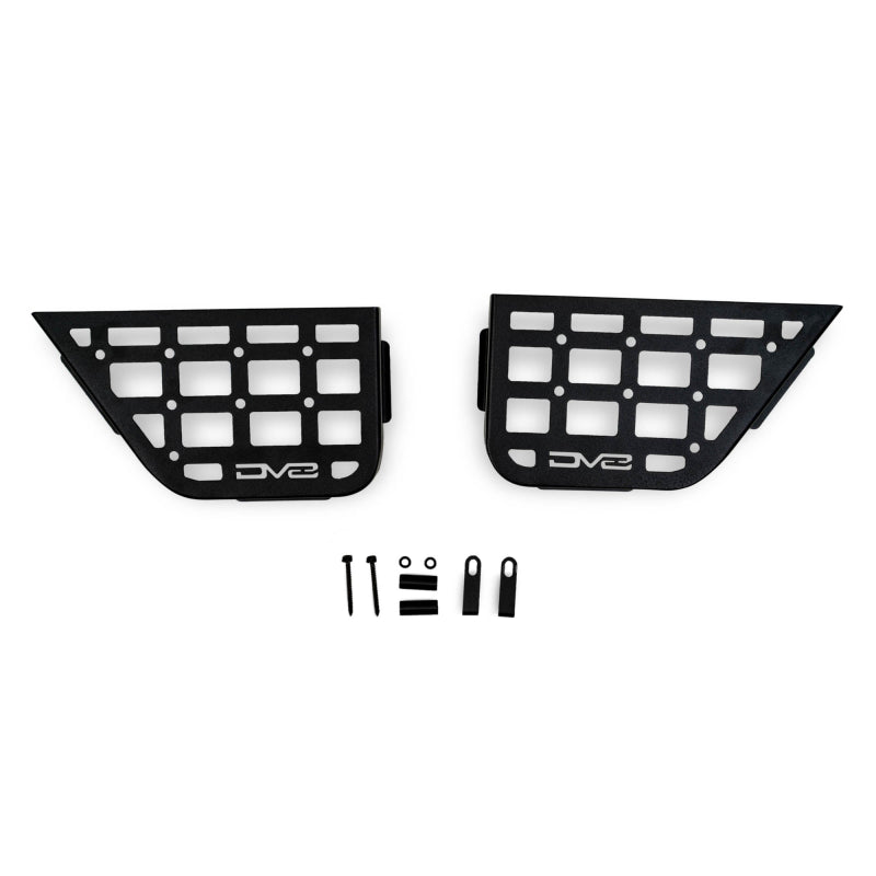 DV8 Offroad 2011-2018 Jeep Wrangler JKU 4-Door Slim Rear Door ONLY Molle Pockets Model MPJK-08