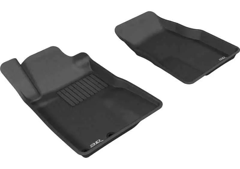 3D MAXpider 2005-2009 Ford Mustang Kagu 1st Row Floormat - Black l1fr06511509