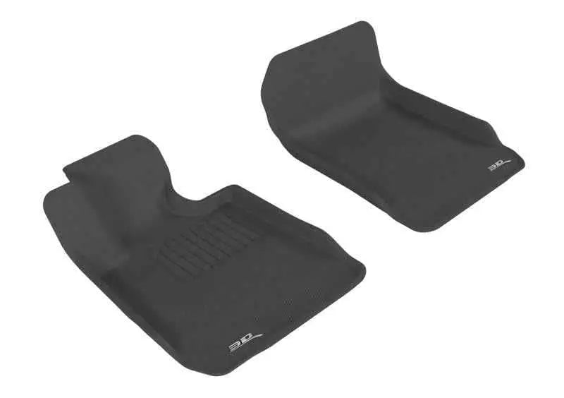 3D MAXpider 2006-2011 BMW 3 Series E90/E92 Kagu 1st Row Floormat - Black l1bm00611509