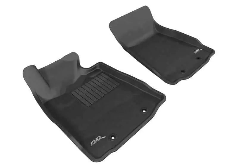 3D MAXpider 2009-2019 Nissan 370Z Kagu 1st Row Floormat - Black l1ns03811509