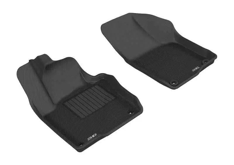 3D MAXpider 2011-2018 Volkswagen Jetta Sedan Kagu 1st Row Floormat - Black l1vw05511509