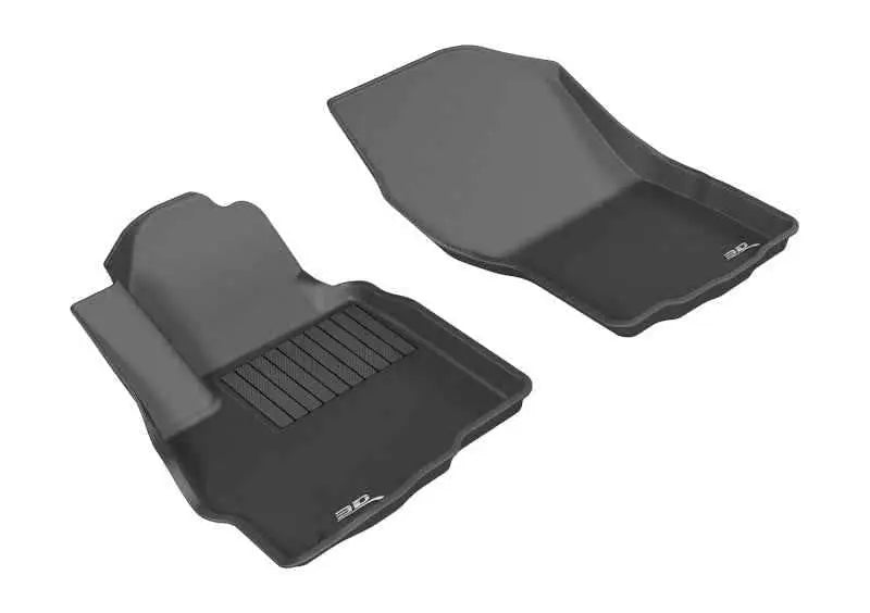 3D MAXpider 2011-2019 Mitsubishi Outlander Sport Kagu 1st Row Floormat - Black l1mt03611509