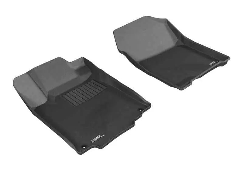 3D MAXpider 2012-2016 Honda CR-V Kagu 1st Row Floormat - Black l1hd04311509