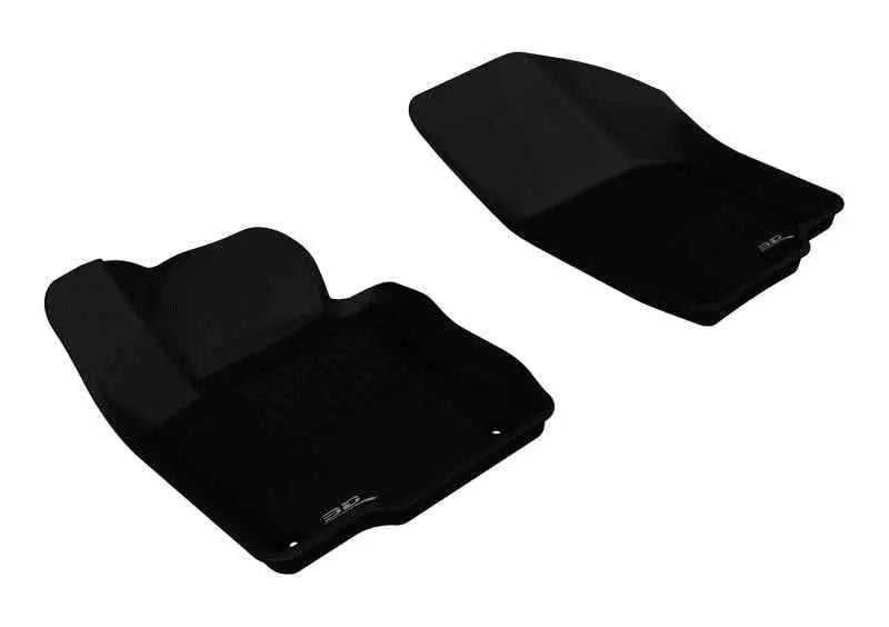 3D MAXpider 2012-2019 Volkswagen Passat Kagu 1st Row Floormat - Black l1vw05611509