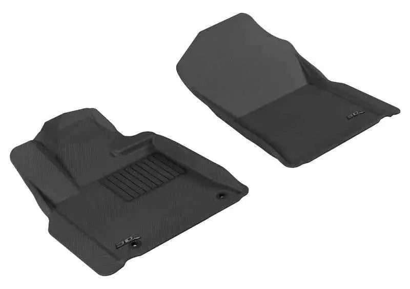 3D MAXpider 2012-2020 Toyota Tundra Reg/DBL/Crewmax/Sequoia Kagu 1st Row Floormat - Black l1ty14911509