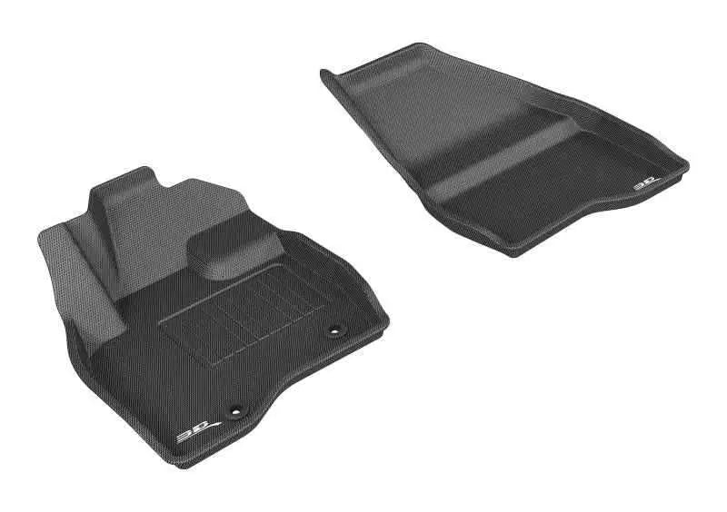 3D MAXpider 2015-2016 Ford Explorer Kagu 1st Row Floormat - Black l1fr09111509