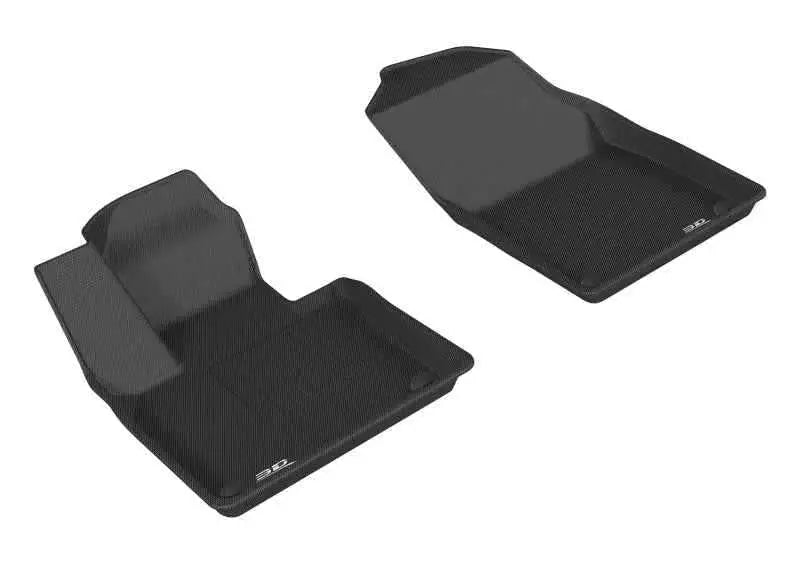 3D MAXpider 2015-2019 Volvo XC90 Kagu 1st Row Floormat - Black l1vv02011509