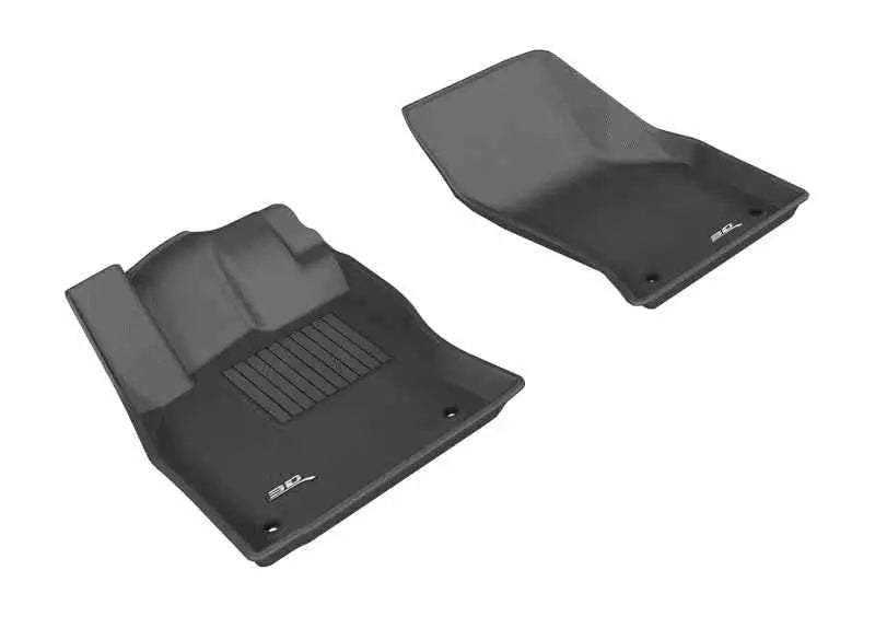 3D MAXpider 2015-2020 Audi A3/A3 Sportback E-Tron/RS3/S3 Kagu 1st Row Floormat - Black l1ad03311509