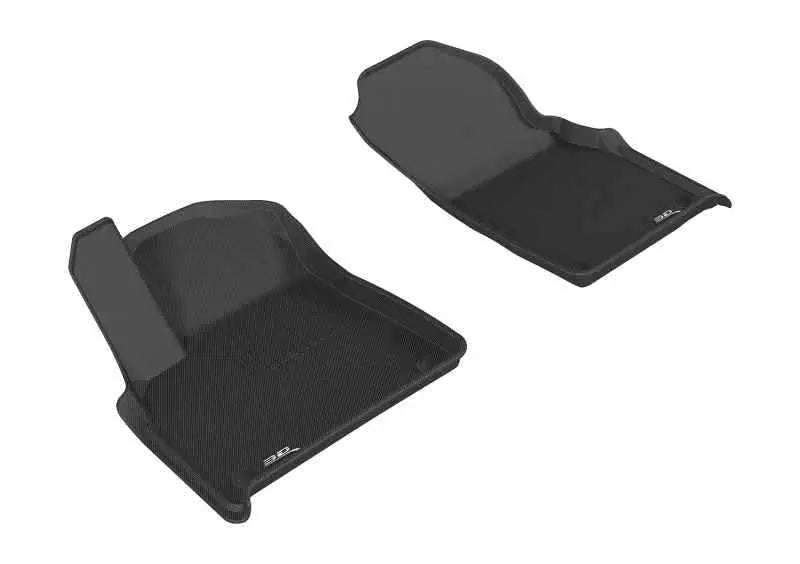 3D MAXpider 2017-2020 Audi Q7/Q8 Kagu 1st Row Floormat - Black l1ad04011509