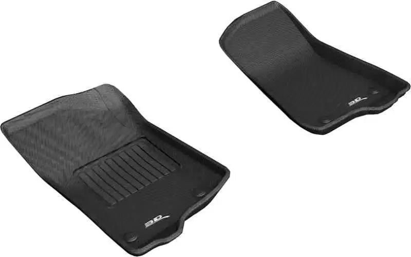 3D MAXpider 2018-2020 Jeep Wrangler JL Sport/Gladiator Jt Kagu 1st Row Floormat - Black l1jp01911509