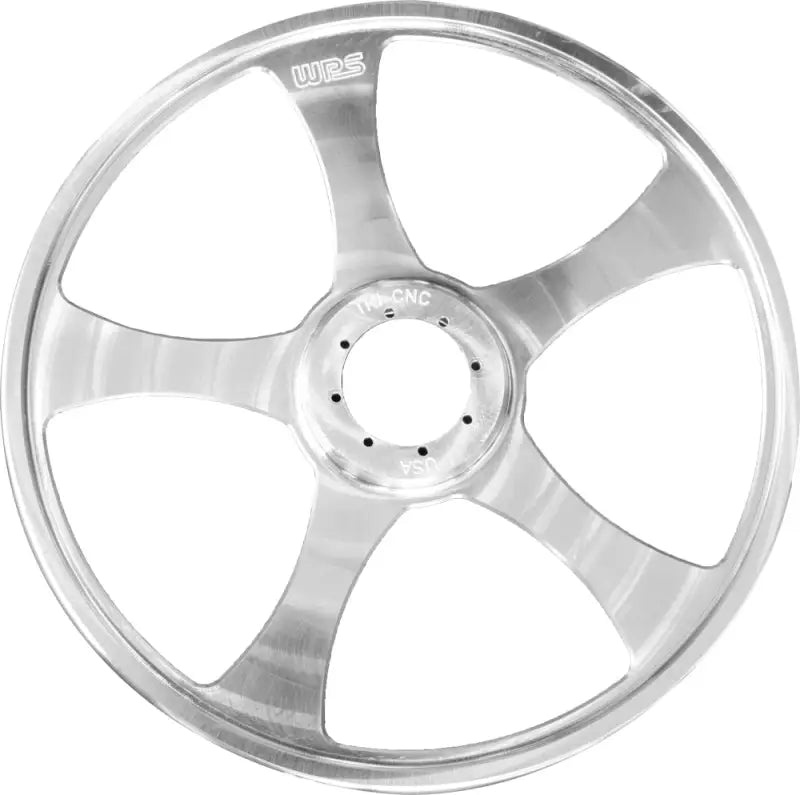 406-4001-01 5 Spoke Billet Wheel Natural 10" wps-53-01420
