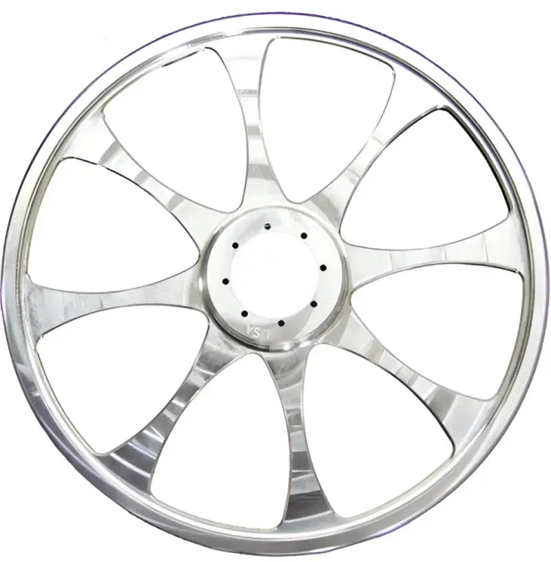 406-4002-01 8 Spoke Billet Wheel Natural 10" wps-53-01430