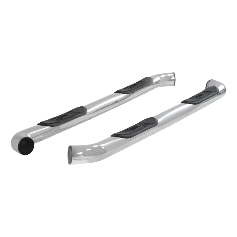 ARIES 3" Round Polished Stainless Step Nerf Bars Model 202012-2