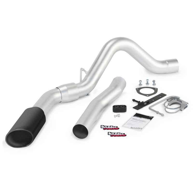 Banks Power 11-14 Chev 6.6L LML ECLB/CCSB/CCLB Monster Exhaust Sys - SS Single Exhaust w/ Black Tip 47786-B