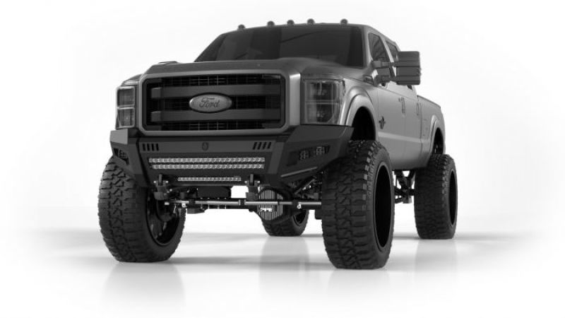Road Armor 11-16 Ford F250/F350 iDentity Front Bumper Full Kit - Black Light Texture rda6112DF-B0-P2-MR-BH-B