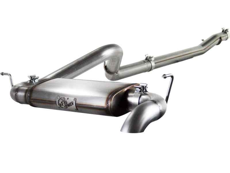 aFe MACHForce XP Exhausts Cat-Back/Hi Tuck SS-409 EXH CB/HT Jeep Wrangler 4Dr 2012 V6-3.6L 49-46220