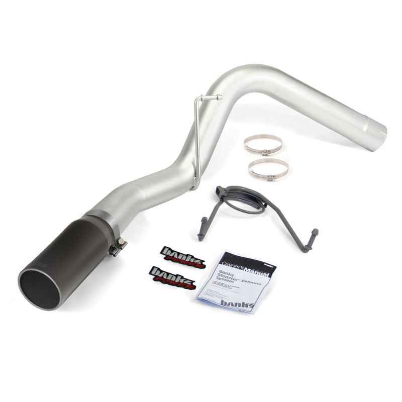 Banks Power 14-15 Dodge Ram 6.7L CCSB Monster Exhaust System - SS Single Exhaust w/ Black Tip 49775-B