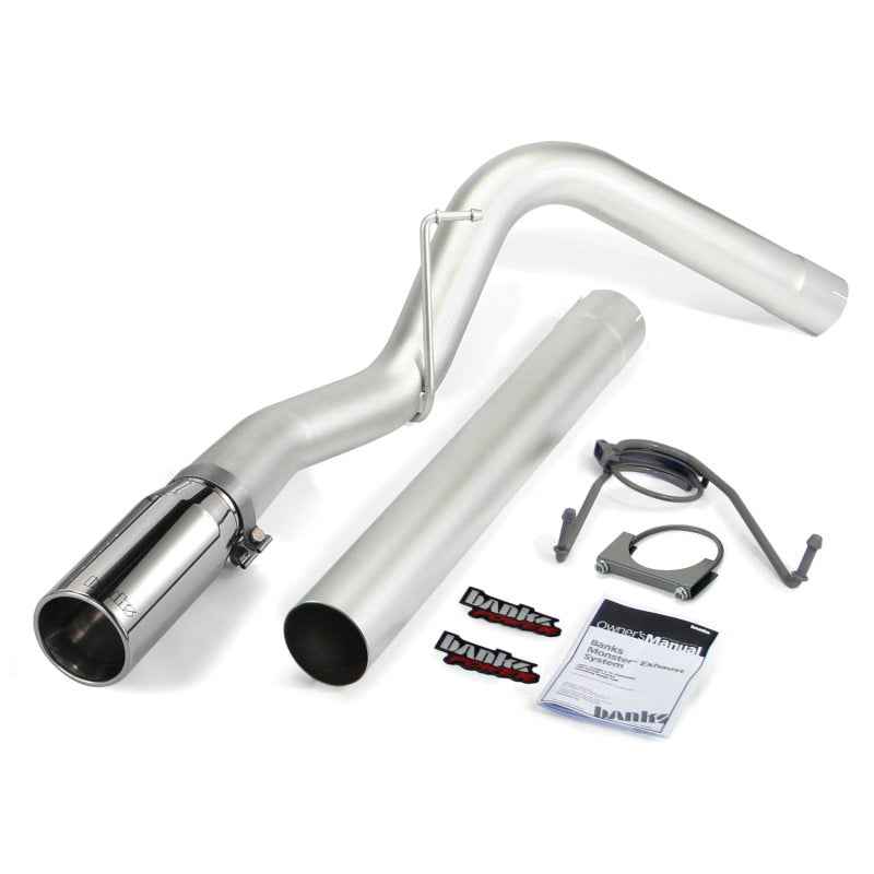 Banks Power 14-15 Dodge Ram 6.7L CCSB Monster Exhaust System - SS Single Exhaust w/ Chrome Tip 49775
