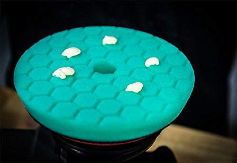 Chemical Guys Hex-Logic Quantum Heavy Polishing Pad - Green - 5.5in - Case of 12 chgBUFX113HEX5