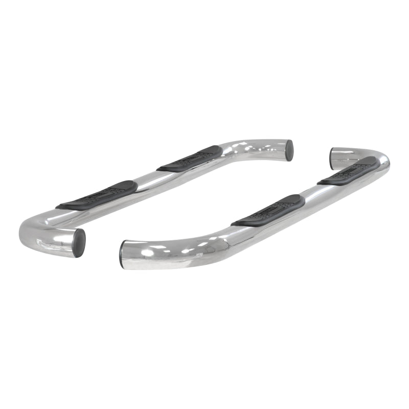 ARIES 3" Round Polished Stainless Step Nerf Bars Model 204076-2