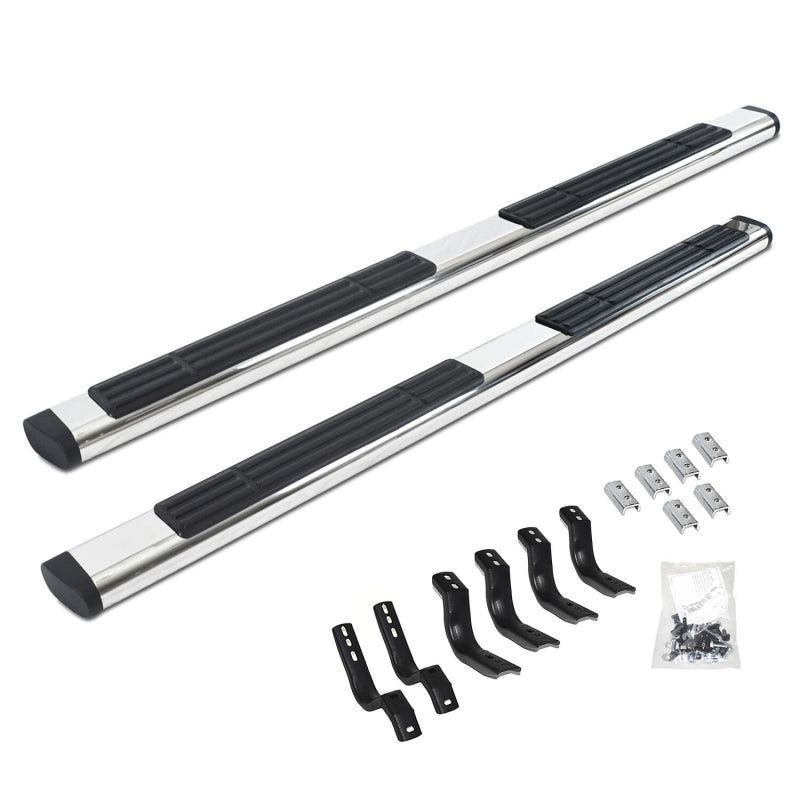 Go Rhino 6" OE Xtreme Step Nerf Bars with Mounting Brackets Kit Model 686404580PS
