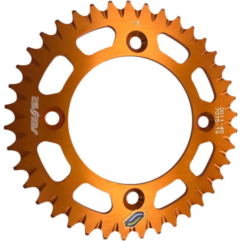 5-001140BK Sunstar Rear Sprocket Aluminum 40T-415 Blk Husq/Ktm wps-5-001140bk
