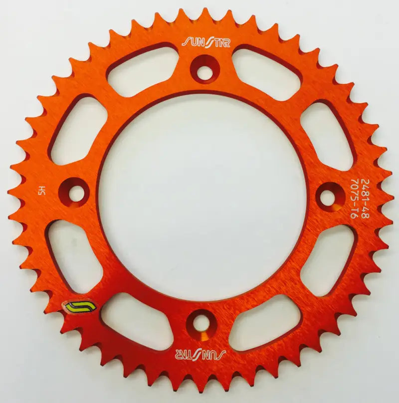 5-248148OR Rear Sprocket Aluminum 48t 428 Org Husq/Ktm wps-5-248148or
