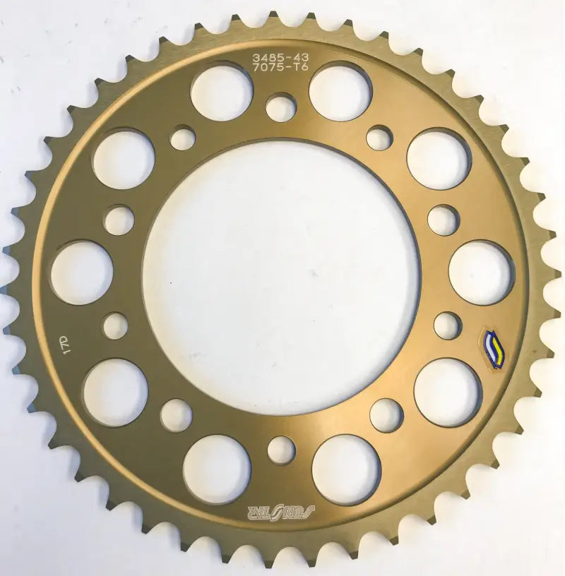 5-348543 Rear Sprocket Aluminum 43t 520 Yam wps-5-348543