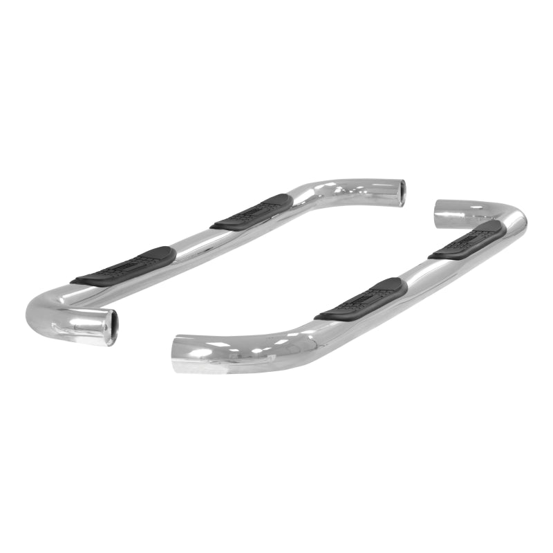 ARIES 3" Round Polished Stainless Step Nerf Bars Model 204001-2