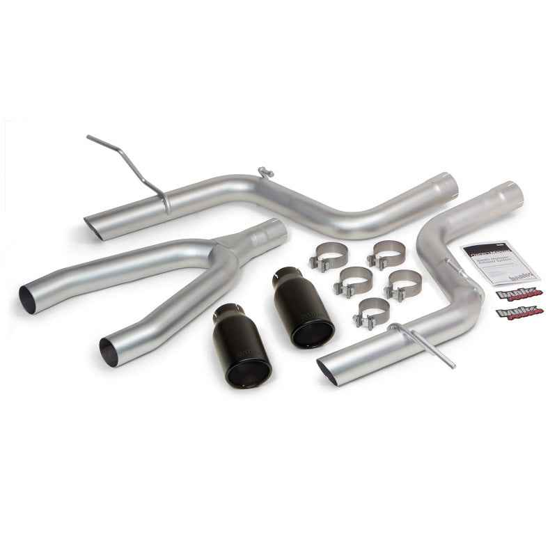 Banks Power 14 Jeep Grand Cherokee 3.0L Diesel Monster Exhaust Sys - SS Single Exhaust w/ Black Tip 51364-B