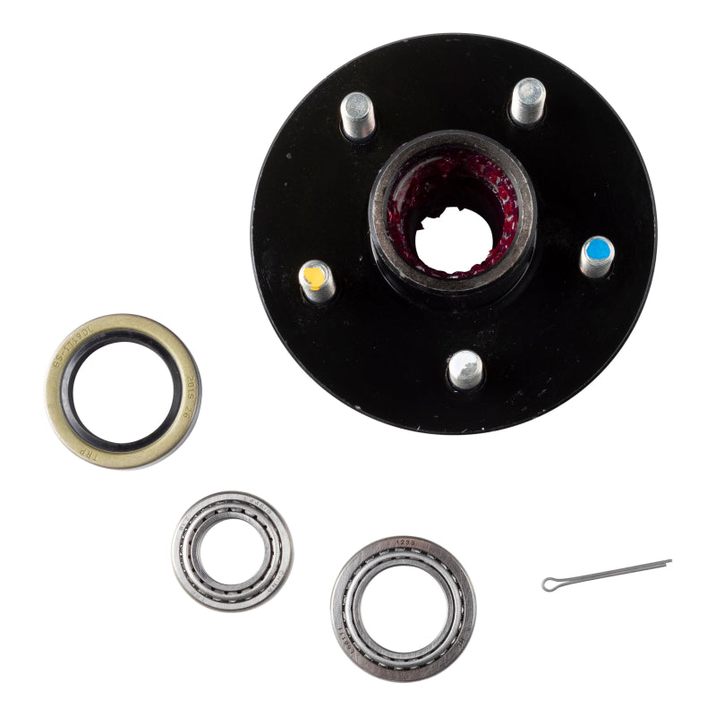 CURT Idler Hub, 5 on 4.5"; 5.5" Hub Flange - 2,200 lbs. (with Bearing Cone Kit) Model 814207