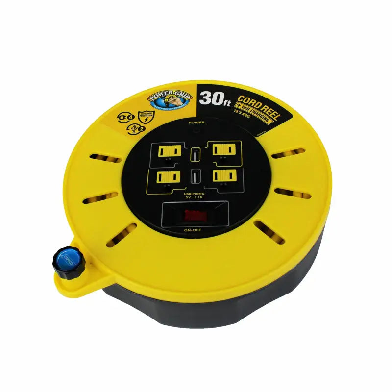 55290 Camco Powergrip Extension Cord Reel 30' c1w55290