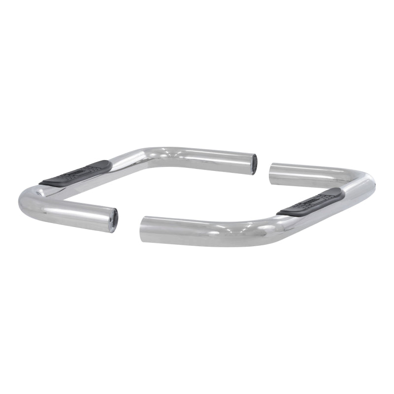 ARIES 3" Round Polished Stainless Step Nerf Bars Model 204044-2