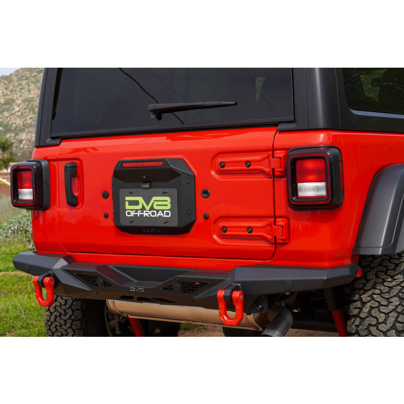 DV8 Offroad 2018-2025 Jeep Wrangler JL JLU Spare Tire Delete Model TSJL-04