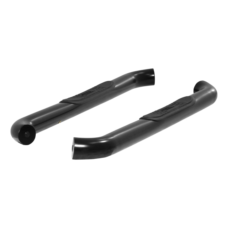 ARIES 3" Round Black Steel Step Nerf Bars Model 204048