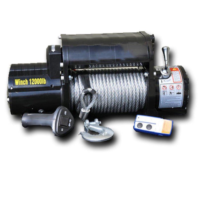 DV8 Offroad 12,000 lbs. Winch with Steel Cable Model WB12SC