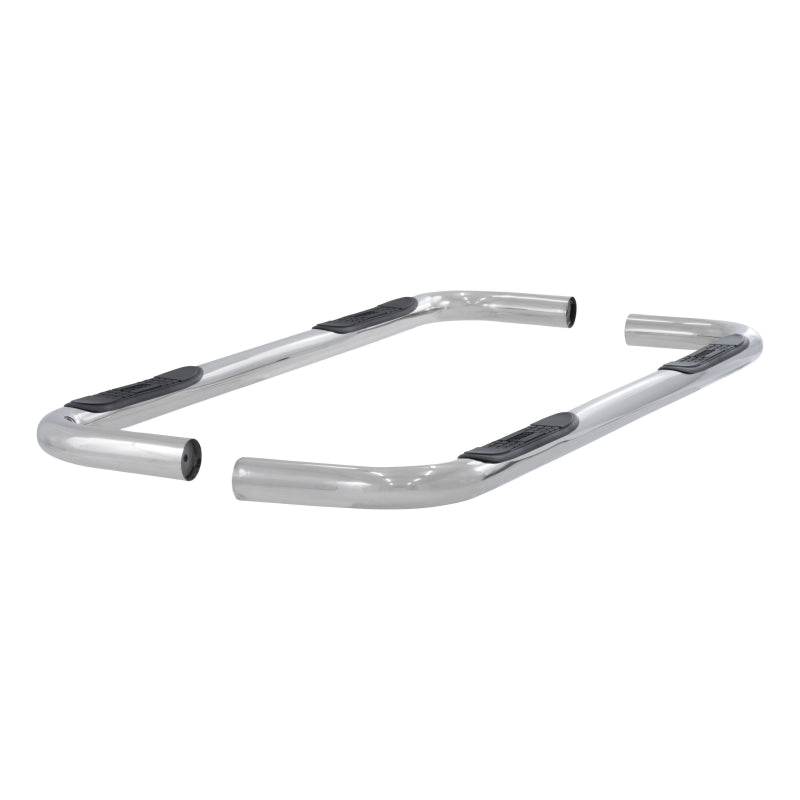 ARIES 3" Round Polished Stainless Step Nerf Bars Model 204039-2