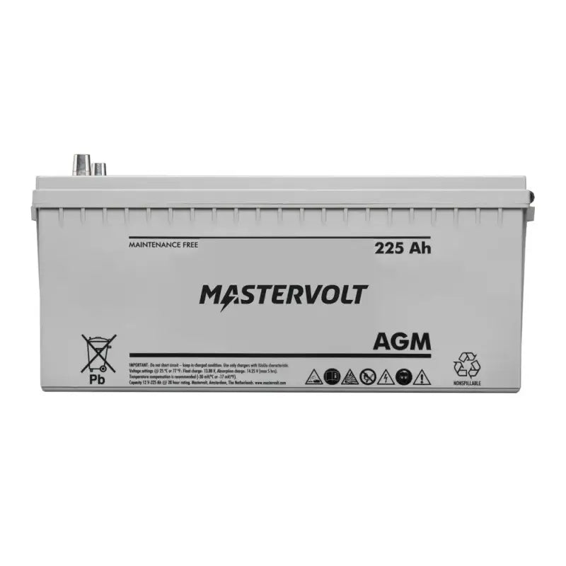 62002250 Mastervolt Mv 12/225 Ah AGM Battery m4v62002250