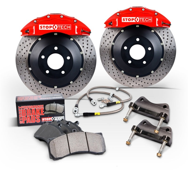 StopTech 02-09 Lexus SC430 Rear BBK Kit w/Silver ST-40 Calipers 355x32mm Zinc Drilled sto83.521.0047.64