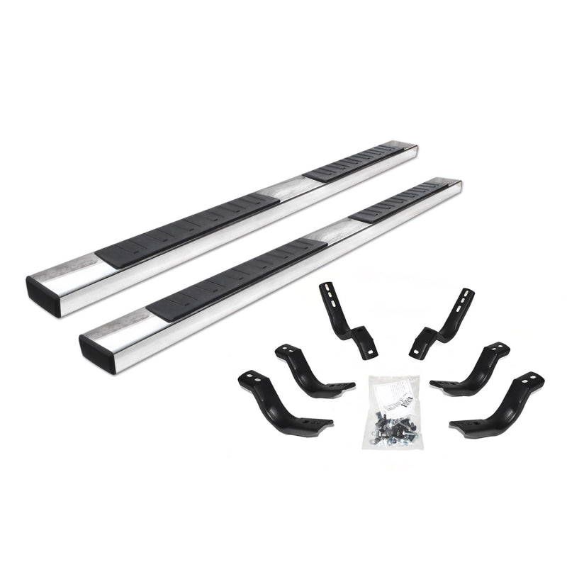 Go Rhino 6" OE Xtreme II Step Nerf Bars with Mounting Brackets Kit Model 6862435187PS