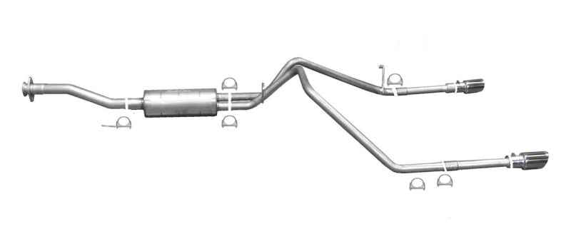 Gibson 15-19 Chevrolet Colorado LT 2.5L 2.25in Cat-Back Dual Split Exhaust - Stainless 65586