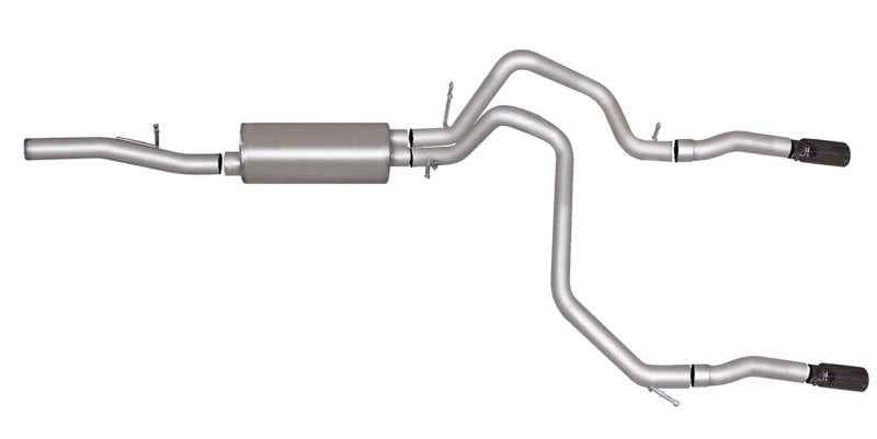 Gibson 10-14 Chevrolet Tahoe LS 5.3L 2.25in Cat-Back Dual Split Exhaust - Stainless 65641