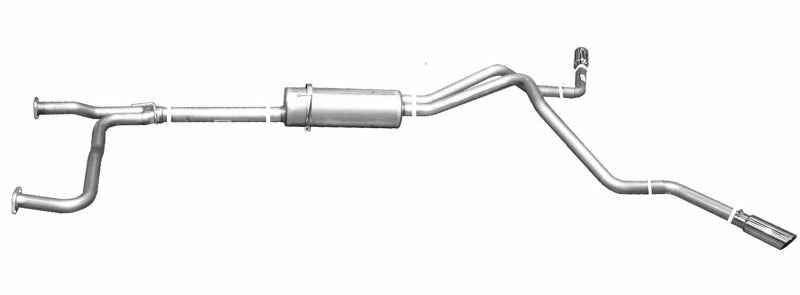 Gibson 04-10 Nissan Titan LE 5.6L 2.5in Cat-Back Dual Extreme Exhaust - Stainless 68100