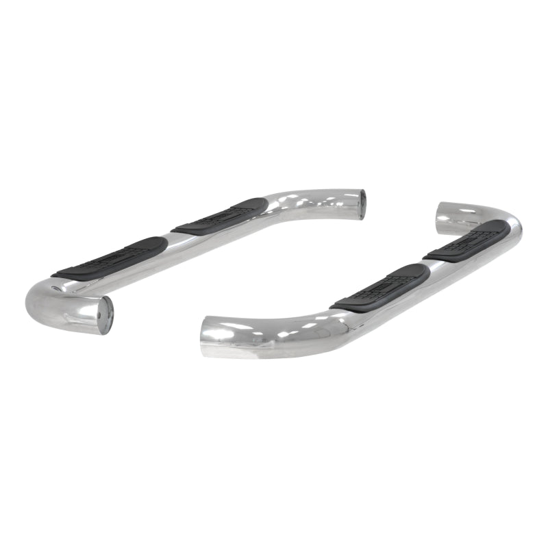 ARIES 3" Round Polished Stainless Step Nerf Bars Model 203033-2